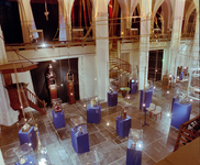 840542 Overzicht van een gedeelte van de tentoonstelling 'De geheimen van de Klokkenmaker' in het Nationaal Museum van ...